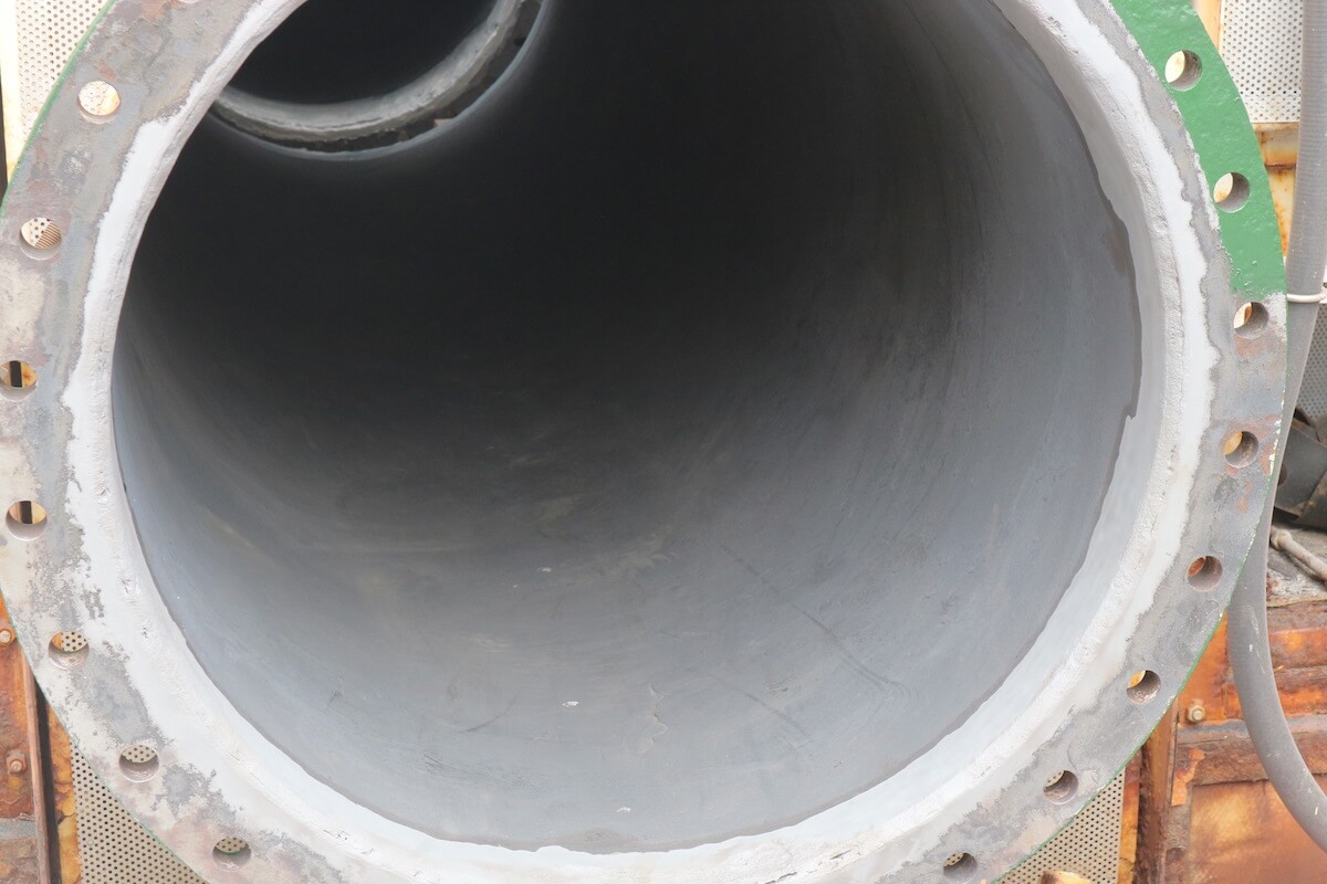 ORV設備海水ポンプ出側配管フランジ補修
