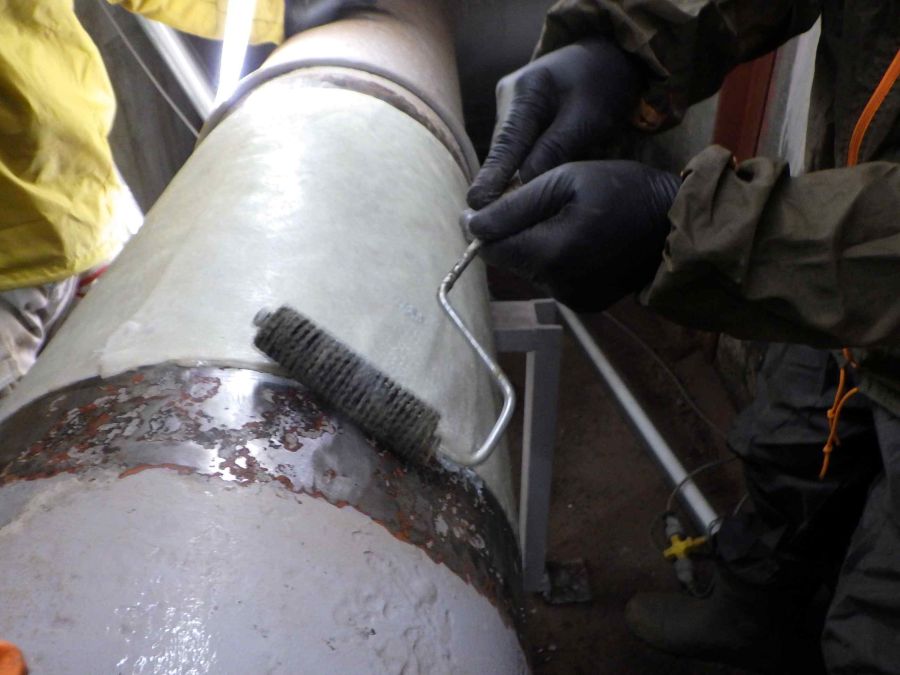 錆止め塗装塗布