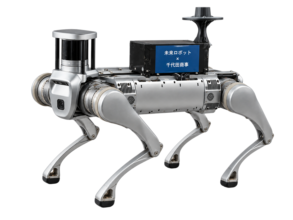 自律走行システムfuRouteを搭載した4足歩行ロボット